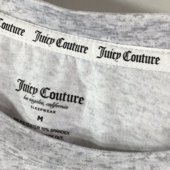 Juicy Couture gray short sleeve tee shirt M - Picture 4 of 7